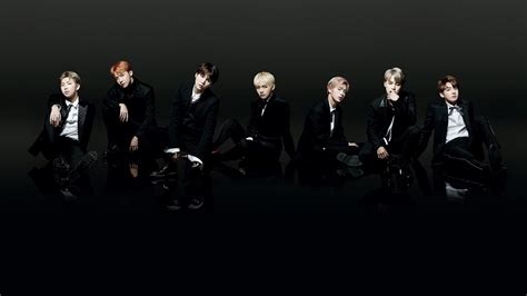 BTS Black and White Desktop Wallpapers - Top Free BTS Black and White ...