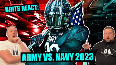 British Reactions Army Black Knights Vs Navy Midshipmen 2023