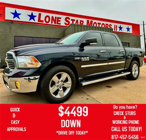 Lone Star Motors Ii 2015 Ram 1500 Slt 4 Door Cab Crew Sh