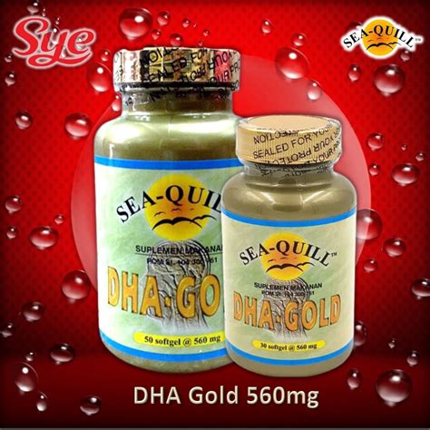 Jual Sea Quill Dha Gold Mg Tablet Sea Quill Dha Gold