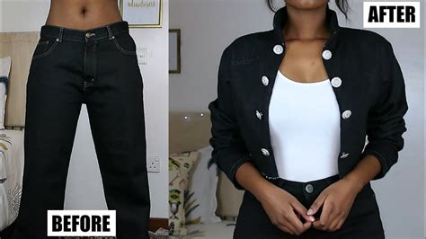 DIY Denim Jacket From Jeans YouTube