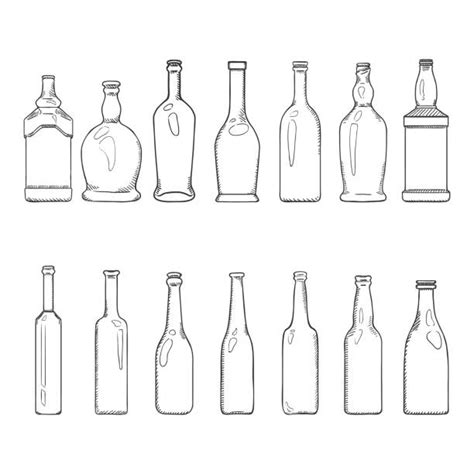 Best Blank Beer Bottles Drawings Illustrations Royalty Free Vector Graphics And Clip Art Istock