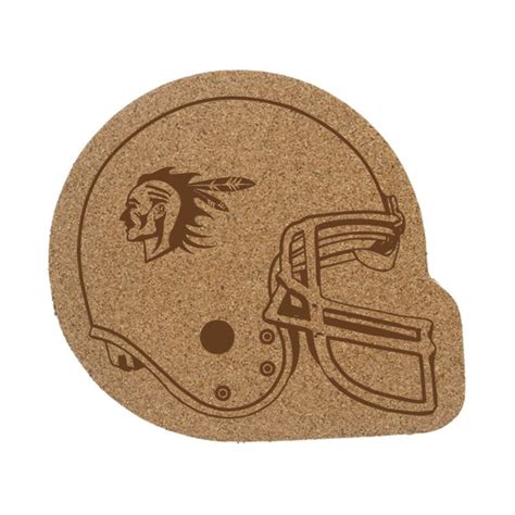 Large Football Helmet Cork Coaster Cork Coasters Football Helmets