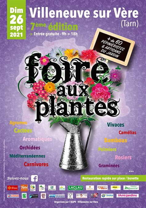 foire aux plantes de villeneuve sur vère Tela Botanica