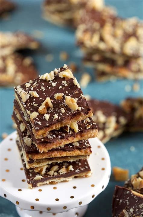 Insanely Easy Saltine Cracker Toffee Recipe - The Suburban Soapbox