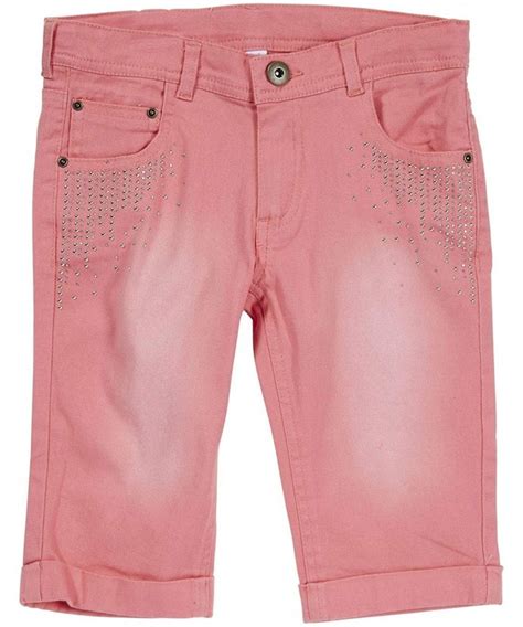 Girls Bubblegum Bermuda Shorts Toddlerkid Coral C011mpbbfc1