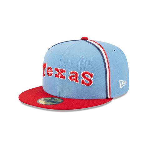 Texas Rangers Powder Blues 59FIFTY Fitted Hat - 8 | Texas rangers ...