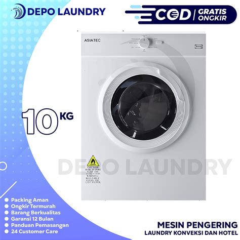 Jual Dryer Mesin Pengering Gas Laundry Asiatec Mr Spin Kg