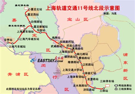 上海轨道交通最新线路详解 上海地铁11号线线路详解 今题房产专题