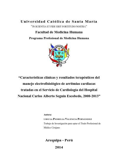 CARACTERÍSTICAS CLÍNICAS Y RESULTADOS TERAPÉUTICOS DEL MANEJO