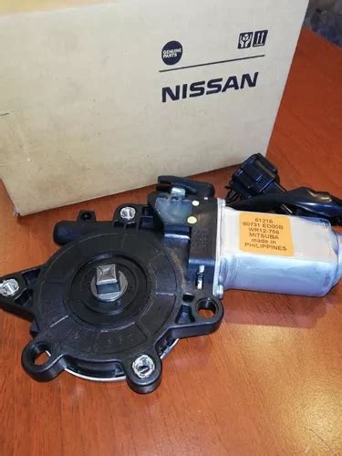 Motor Alza Vidrio Delantero Izquierdo Nissan Tiida Original Cuotas