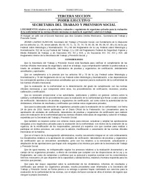 Reglamento Interior De La Secretaria Del Trabajo Y Prevision Doc