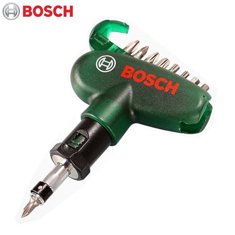 Bosch Pcs Ratchet Pocket Screwdriver Hand Screw Driver Bit Set