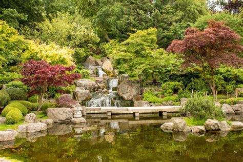 Japanese Garden Landscape - Kyoto Gardens Stock Image - Image of design ...