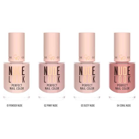 Golden Rose Nude Look Perfect Nail Color Powder Nude Ml