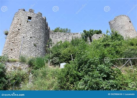 Mercato San Severino Torri Della Segunda Cinta Muraria Del Castello Dei