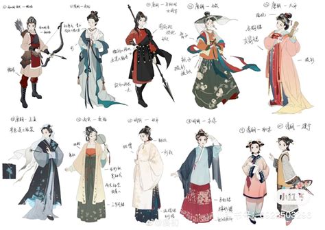 Chinese Hanfu In Different Dynasty Ancient Chinese Clothing Chinese Clothing Traditional