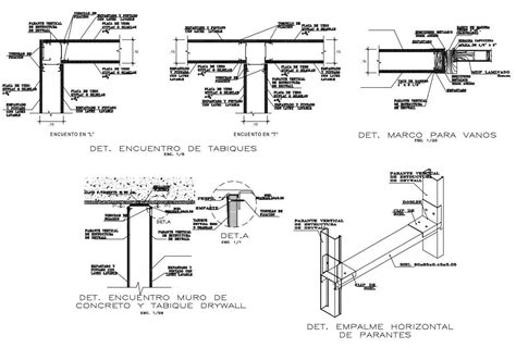 Beam Column Steel Design CAD Structural Drawing - Cadbull