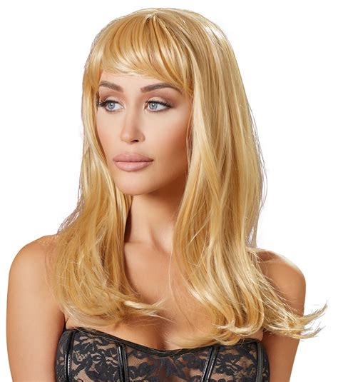 Perücke Lang Blond Hairstyle Perücken Club Hot Fashion Odretto Highheels