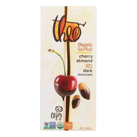 Theo Chocolate Organic Chocolate Bar Classic Dark Chocolate 70