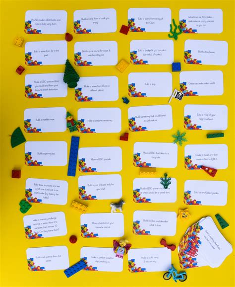 Free Printable Lego Challenge Cards 0688 1 Adventure In A Box