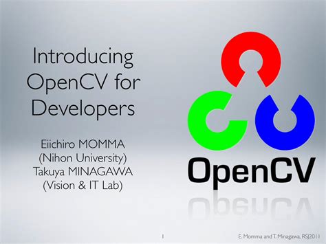 Pdf Introducing Opencv For Developers Jsk Home Jp Viola And M