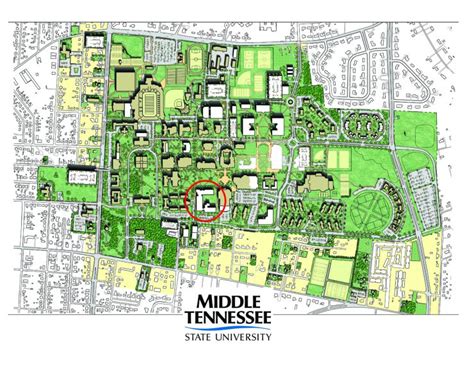 MTSU Science Building on Campus Planning Map – MTSU News