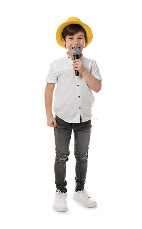 688 Cute Boy Singing Microphone Stock Photos Free And Royalty Free