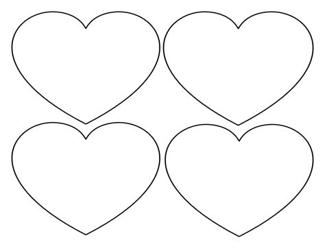 Small Heart Template Printable