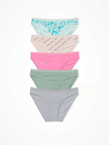 Комплект трусов бикини Victoria's Secret, 5 шт - купить с доставкой по ...