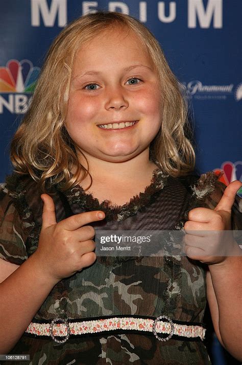 Maria Lark During Nbc Hit Tv Series Medium Soiree Arrivals At