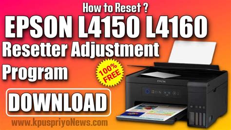 Epson L455 Reset Adjustment Program Resetter Nomcamera