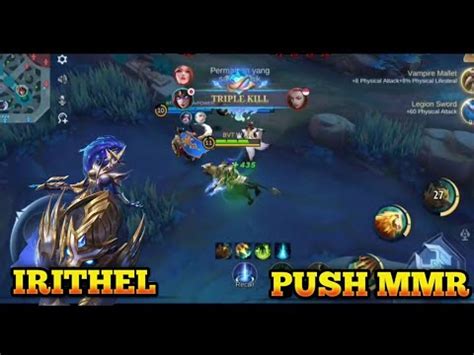 PUSH MMR IRITHEL MLBB YouTube