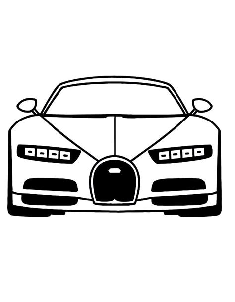 Bugatti Coloring Pages Free Printable Pdf