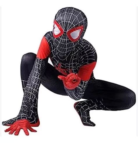 Fantasia Coisarada Homem Aranha Miles Morales Aranhaverso Frete grátis