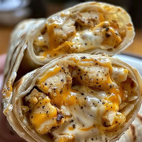 Cheesy Garlic Chicken Wraps: A Delicious and Quick Meal – Favorite