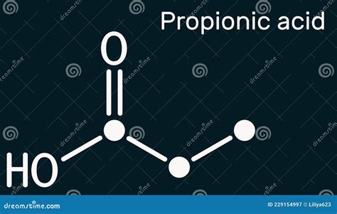 Propanoic Acid Structure