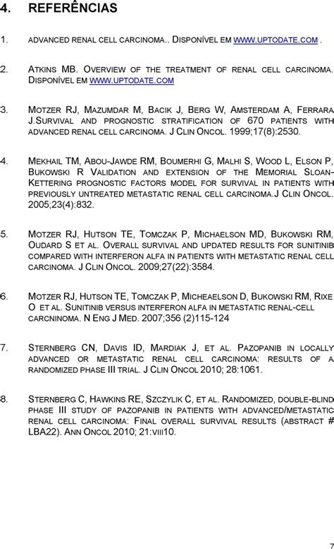 Tema Sunitinibe Sutent Para O Tratamento Do Cancer Renal Pdf Free