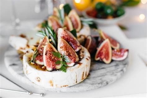 Honey Baked Camembert With Sollies Figs And Rosemary