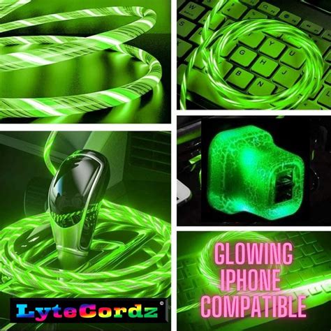 LyteCordz - LED Light Up Phone Charging Charger Cable Cord - Compatible ...