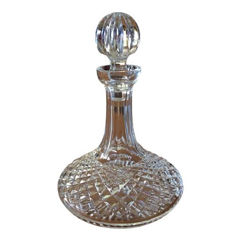 Waterford Crystal Lismore Ships Decanter Chairish