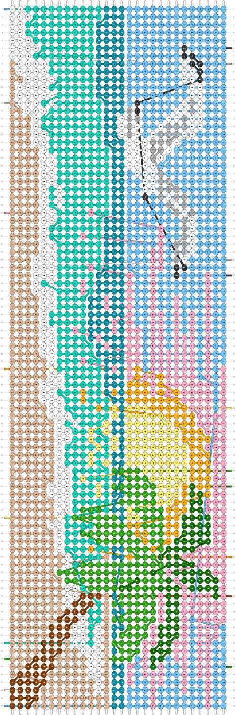 Alpha Pattern 45616 BraceletBook