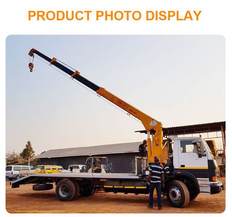 China Ton Telescopic Boom Truck Mounted Crane Bob Lift