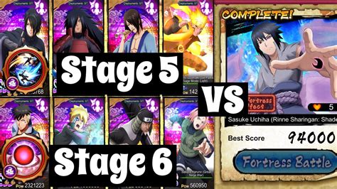 Naruto X Boruto Ninja Voltage All Out Mission 20 Stage 5 And Stage 6