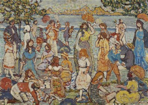 Beach Maurice Brazil Prendergast Free Photo Rawpixel