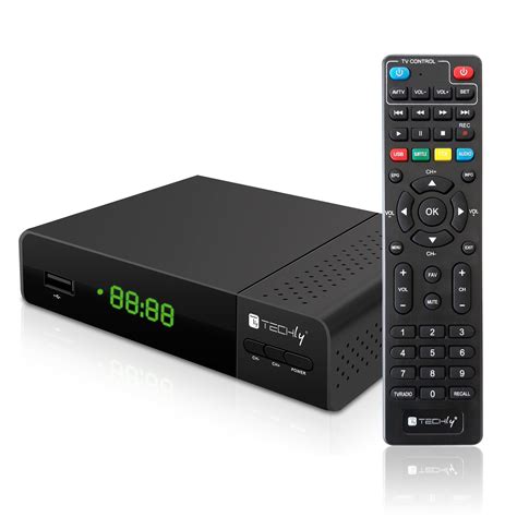 Decoder DVB T T2 H 265 HEVC 10bit Plastic With Display And 2 In 1