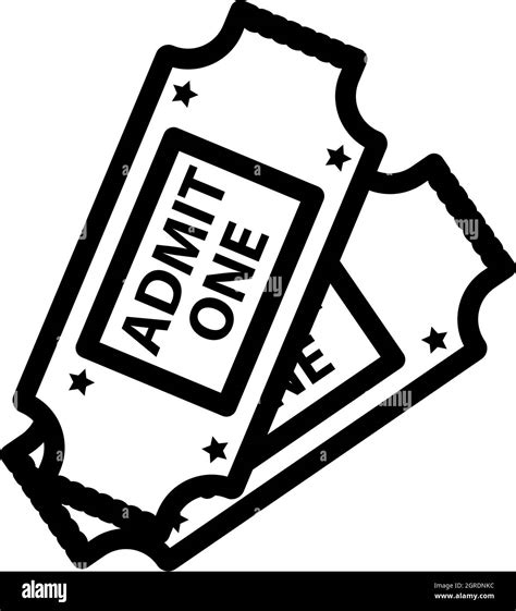 Cinema Tickets Icon Stock Vector Image And Art Alamy