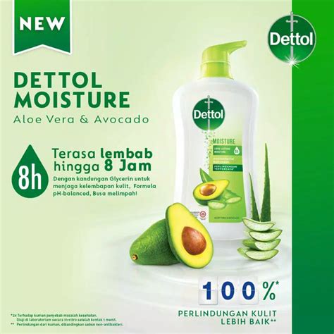 Jual Dettol Sabun Mandi Cair Aloe Vera Dan Avokado Gr Pump Shopee