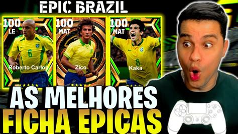 As melhores FICHA DOS ÉPICOS DO BRASIL do eFootball 23 mobile YouTube