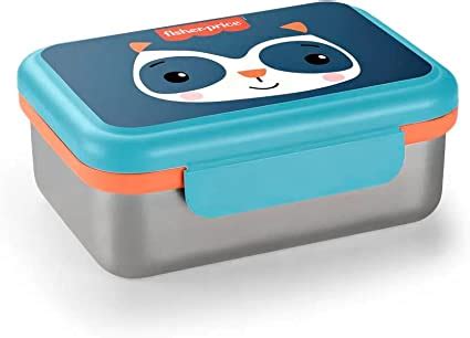Bento Box Aco Inox Hot Cold Fisher Price Azul BB Amazon Br
